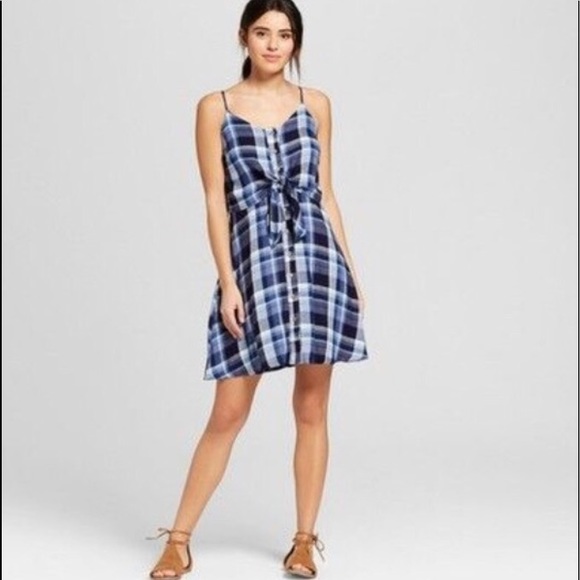 plaid sundress